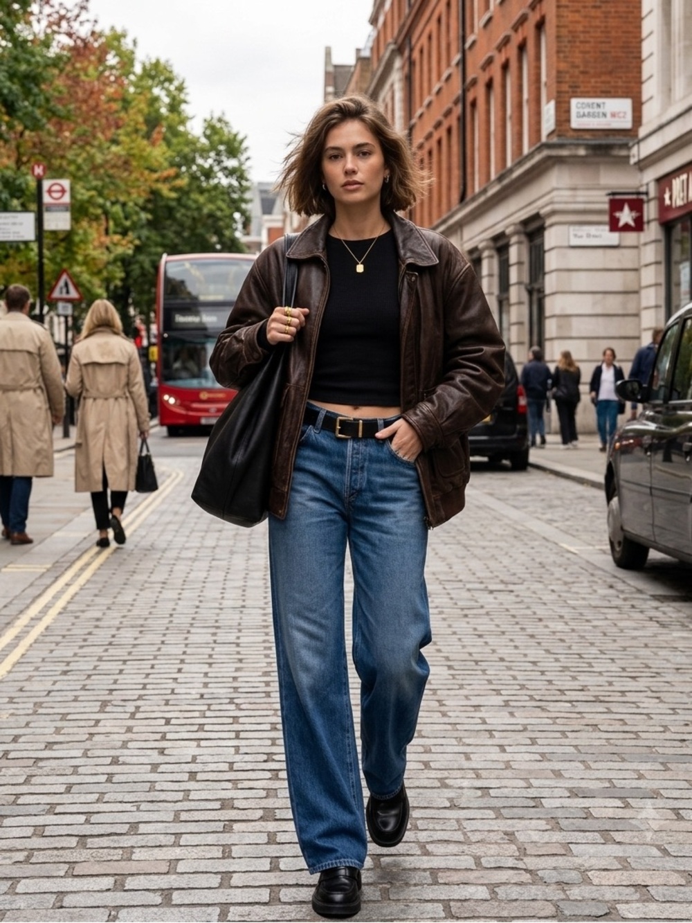 Citizens Of Humanity Medium Blue Wide Leg Jeans
